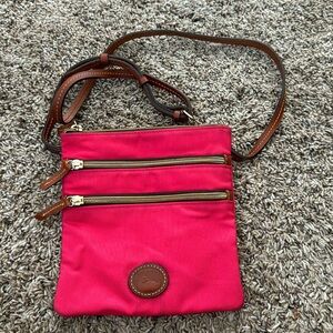 Dooney & Bourke hot pink crossbody bag